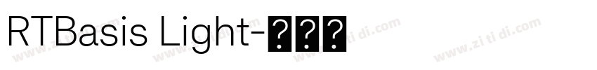 RTBasis Light字体转换 RTBasis Light字体转换
